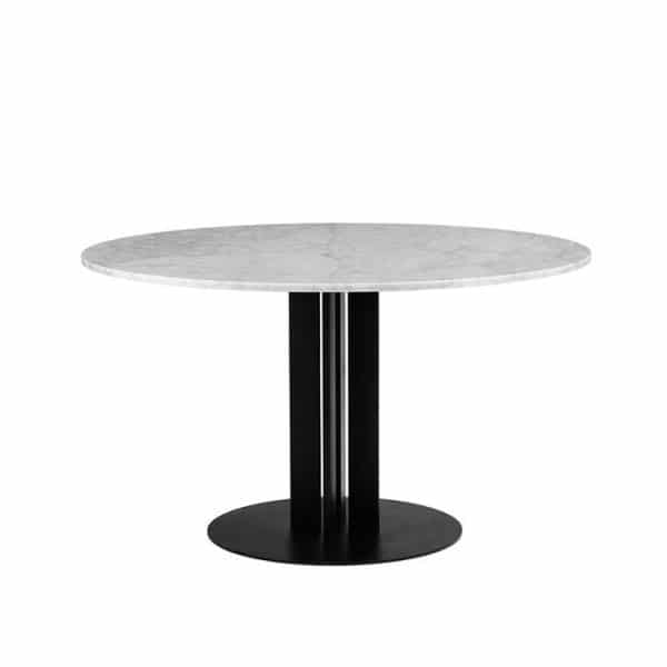 Normann Copenhagen Scala rundt spisebord - Hvid marmor - Ø130 cm
